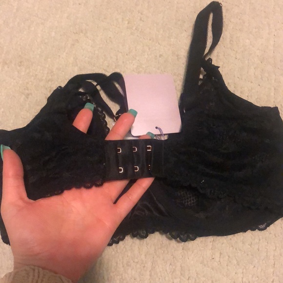 NWT Savage Fenty Black Unlined Bra - Picture 3 of 5